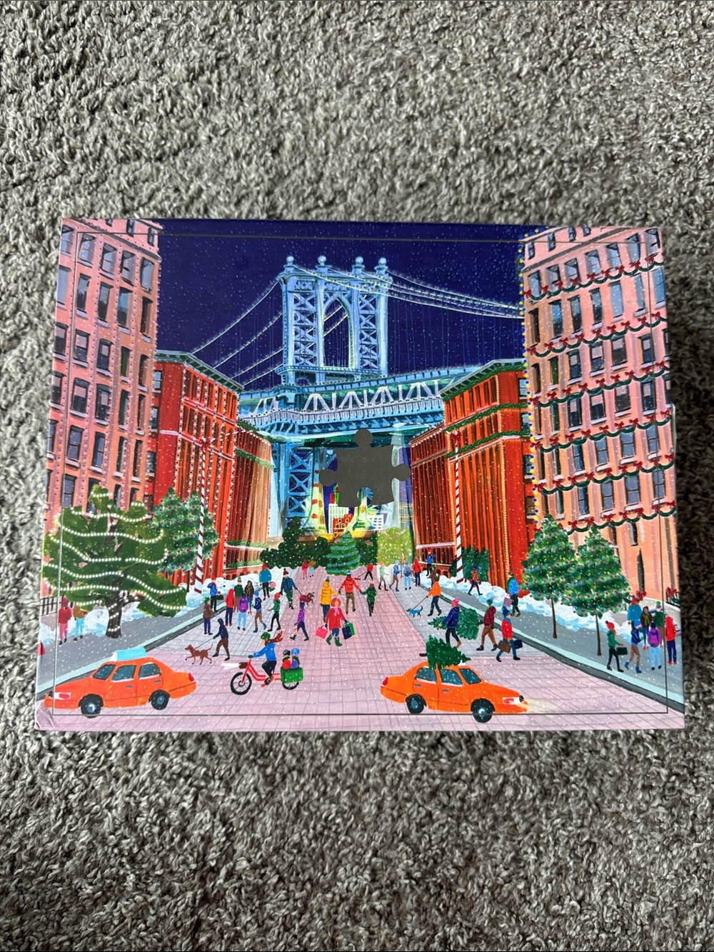 Anthropologie Light Blue 1000-Piece Puzzle Box
